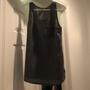 Patterned blouse tank